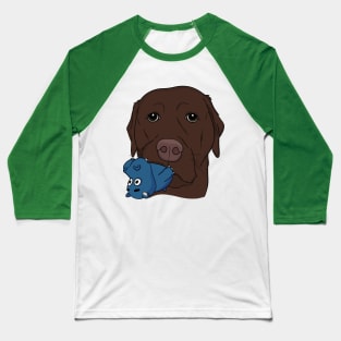 Chocolate Lab Baseball T-Shirt